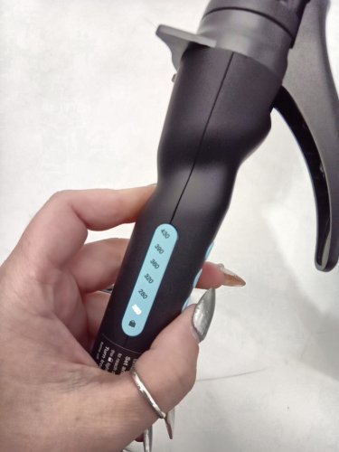 BIO IONIC LONG BARREL PRO CURLING IRON HAIR STYLER - 1.5" - BLACK (MODEL: Z-FGTST-CL-1.5) image 4
