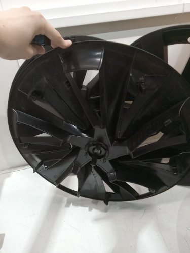4PK WHEEL COVER - 20" - FITS SELECT TESLA MODELS - BLACK image 5
