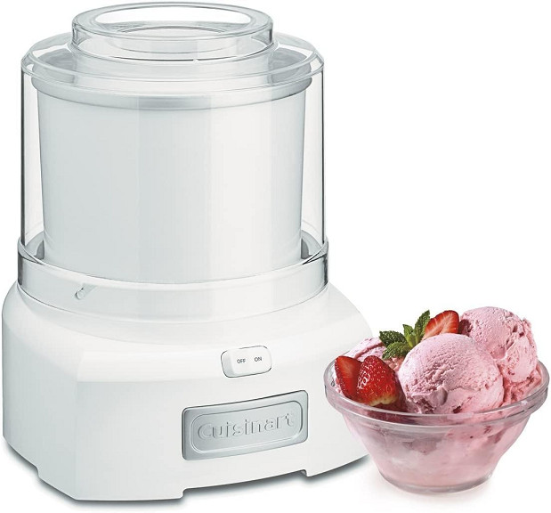 CUISINART ICE CREAM, FROZEN YOGURT & SORBET MAKER - 1.4L WHITE (MODEL: ICE-21C) image 2