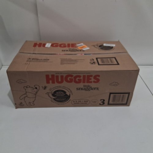 168PK HUGGIES LITTLE SNUGGLERS DISPOSABLE DIAPERS - SIZE 3 - DISNEY WINNIE THE POOH image 2