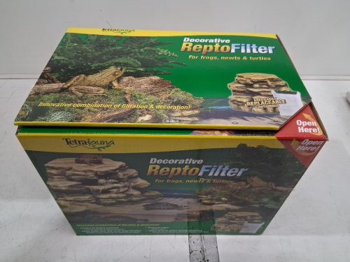 TETRA DELUXE AQUATIC TURTLE KIT WITH FILTER AND HEATING LAMPS - 20 GAL (MODEL: NV33230) image 8
