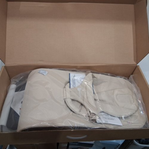 ergobaby evolve 3-in-1 adjustable bouncer seat/chair for newborns to toddlers - 20lbs capacity - cream mesh (model:  evlbnccrmmshna) image 4