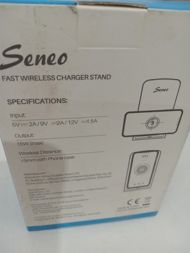 2pk Seneo Wavestand Wireless Fast Charging Stand - 15W (Model: PA190A) image 2