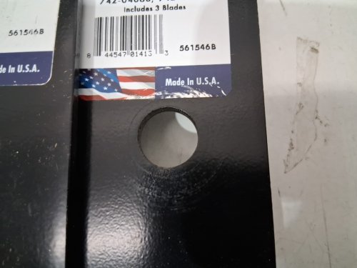 3PK max power lawn mower blades - 50" - black image 5