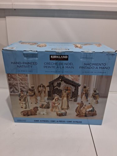 14pc Kirkland Signature Hand-Painted Nativity (MODEL:1851698) image 7