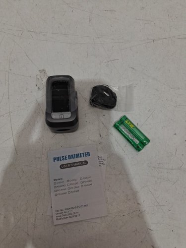 iMDK Finger Pulse Blood Oxygen Oximeter - black - (model: po-h1ao) image 3