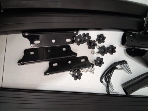 VEVOR Roof Rack Cargo Basket for most suvs - 38" x 38" x 5.59" - 150LBS - black (model: hj-rb514al-38x38) image 4