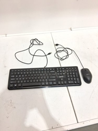 AMAZON BASICS WIRED MOUSE & KEYBOARD BUNDLE - BLACK (MODEL: B00B7GV802) image 3