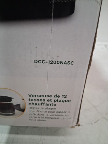 CUISINART BREW CENTRAL 12-CUP PROGRAMMABLE COFFEE MAKER - BLACK/STAINLESS STEEL (MODEL: DCC-1200C) image 3