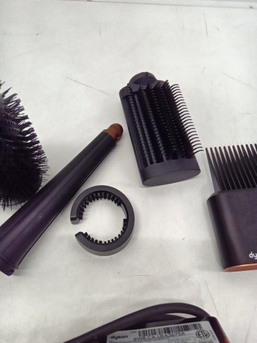 6PC DYSON i.d curly + coily airwrap multi styler and hair dryer with bluetooth - amber silk ( model: hs08) image 6