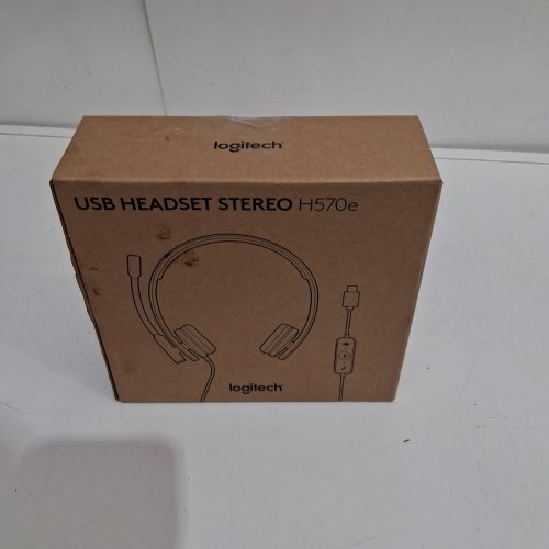 logitech H570e USB wired Headset with Noise Cancelling Mic - black (MODEL: a-00064) image 2