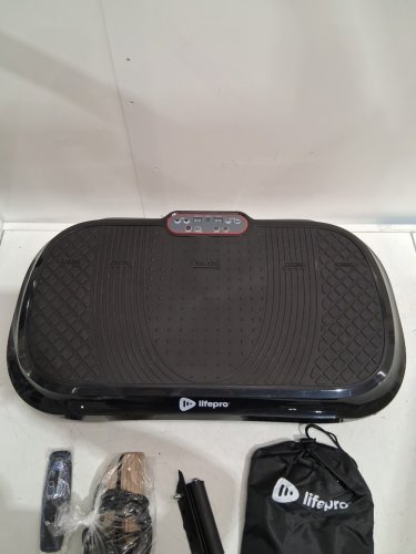 lifepro waver vibration plate exercise machine with handles - black - (model: wvr1010) image 6