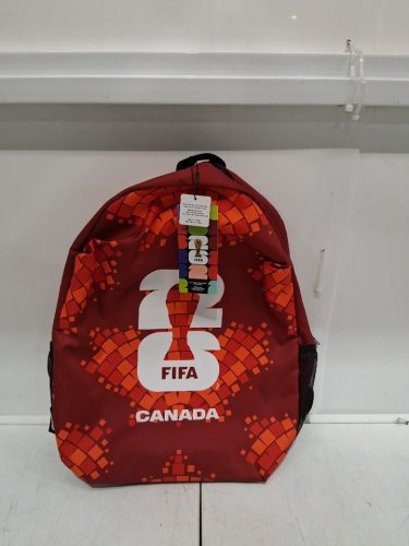 adult unisex fifa world cup 2026 team canada backpack - red/white (model: 1986061) image 2