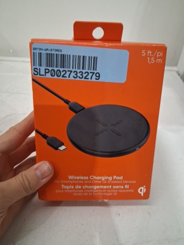 ONN WIRELESS CHARGING PAD CASE FRIENDLY - 10W - 5FT - BLACK (MODEL: WIABLK100139814) image 4