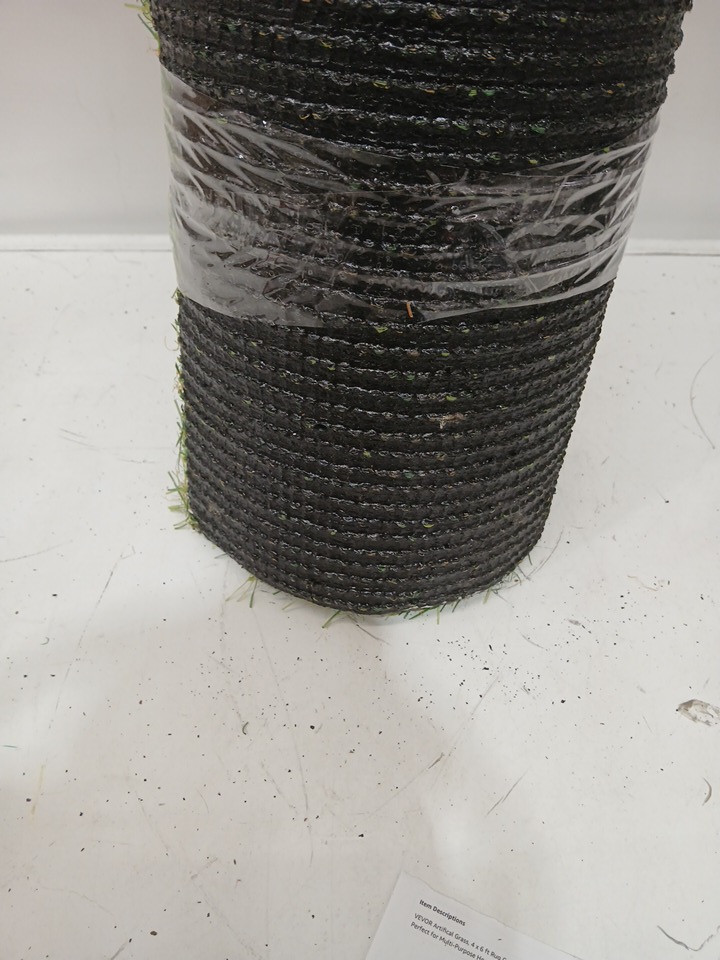VEVOR artificial grass turf for outdoor patio lawn decoration - 10ft x 3ft - green/black image 3