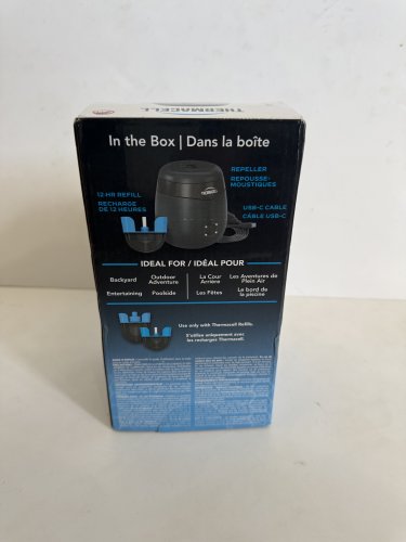 THERMACELL E-SERIES RECHARGEABLE MOSQUITO REPELLENT WITH 20 FEET ZONE - BLACK image 3