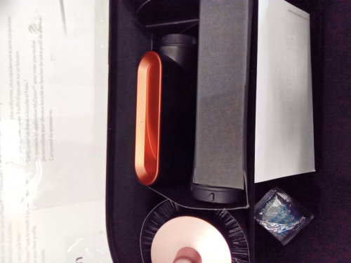 6PC DYSON i.d curly + coily airwrap multi styler and hair dryer with bluetooth - amber silk ( model: hs08) image 7