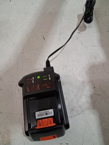 Black and Decker Cordless Blower Lightweight Sweeper - 20V 130MPH - Black/ORANGE - (Model: LSW221) image 3