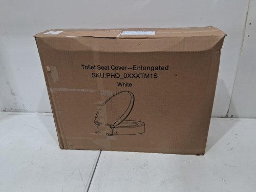 Garvee Elongated Elevated Bidet Seat With Slow Close Mechanism And Non Slip Hinges - 19" - white (model:pho-0xxxtm1s) image 2