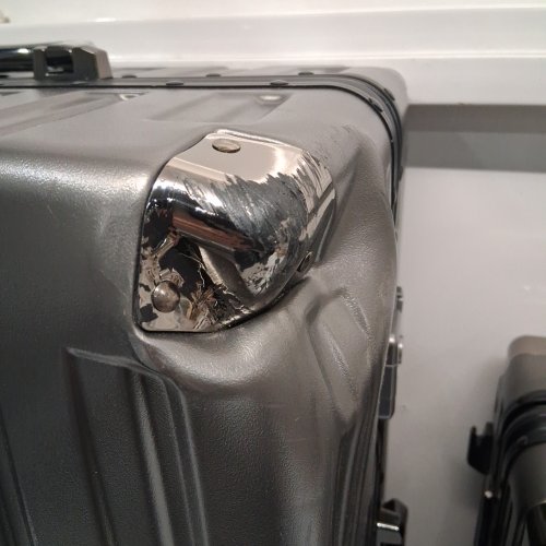 2PC KRUTE ZIPPERLESS CHECKED ALUMINUM FRAME PC HARDSHELL LUGGAGE SUITCASE SET WITH USB PORT & TSA LOCK - 20"/28" - SILVER (MODEL:KT8888-U/KT8888-PC) image 4