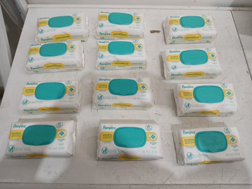 1008PK Pampers Sensitive fragrance Free baby wipes image 2