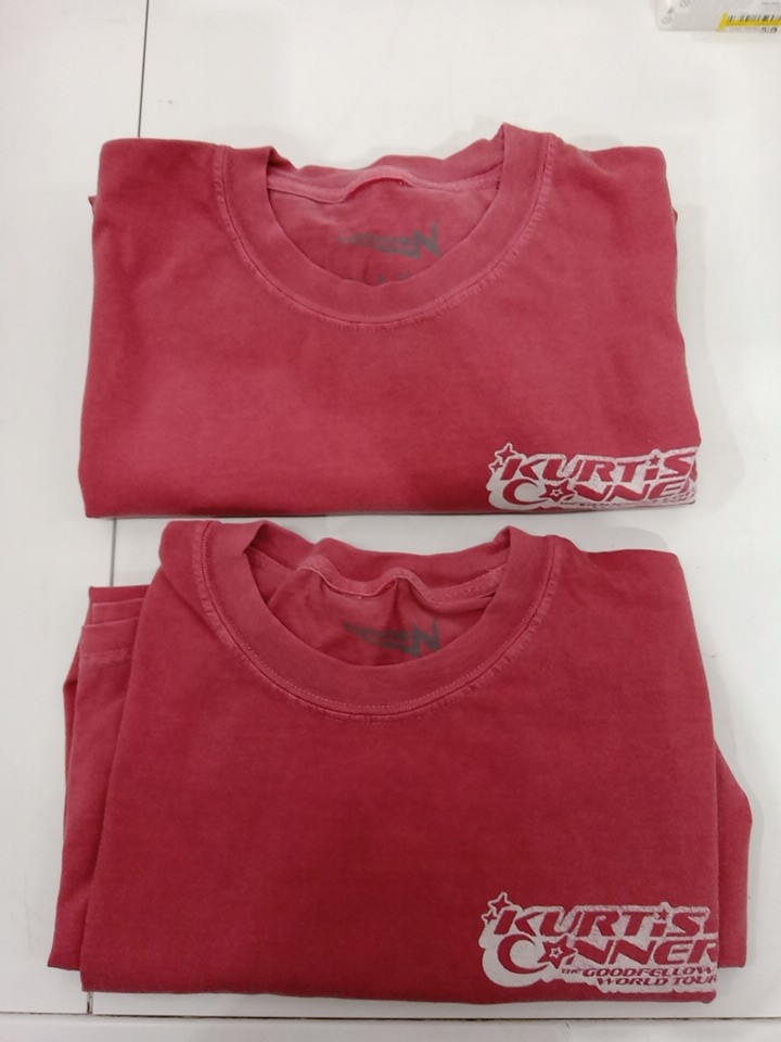 2 Unisex kurtis Conner Band "The Goodfellow World Tour" T-Shirt - Extra Large - Vintage Washed Red image 2