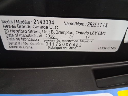 GRACO SNUGRIDE 35 LITE LX INFANT CAR SEAT - GOTHAM FASHION BLACK/GREY (MODEL: 2143034) image 11
