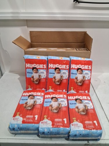 198PK HUGGIES LITTLE SNUGGLERS BABY DIAPERS - SIZE 1 (UP TO 14LB) - DISNEY WINNIE THE POOH (MODEL: 56308) image 3