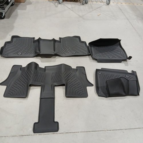 4PC FIILINES All Weather FLOOR LINERS - FIT FOR 2020 TO 2025 KIA TELLURIDE - BLACK image 2