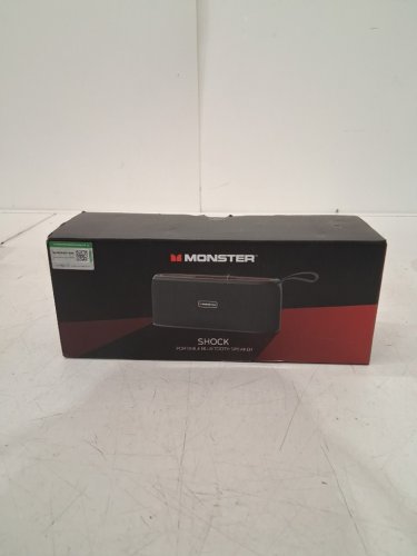 MONSTER shock Portable Bluetooth IPX6 waterproof Speaker  - 30w - black (model: ,s62123) image 2