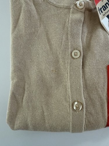 WOMEN's FRANK AND Oak cotton cardigan - MEDIUM - BEIGE (style:1879438) image 2