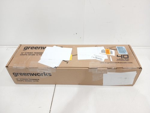 GREENWORKS CORDLESS 40V STRING TRIMMER - *TOOL ONLY* - 12" - GREEN/BLACK (MODEL: STF309) image 2