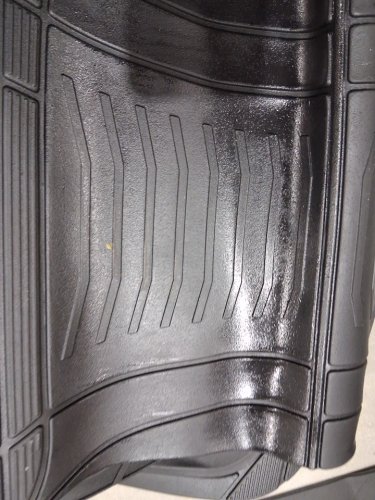 4PC Amazon Basics Deep Dish Universal Heavy Duty car Floor Mats - Black (Model: ‎812032627) image 5