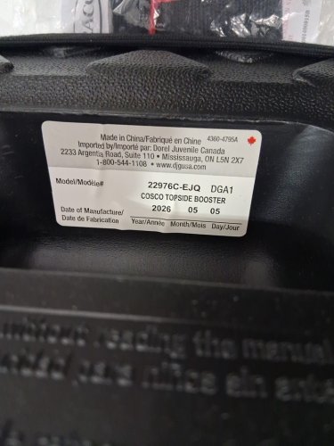 Cosco Kids Topside Lightweight Backless Belt-Positioning Booster Car Seat - 40-100LB MAX - diamond daze/BLACK/TRIANGLES (MODEL: 22976C-EJQ) image 6