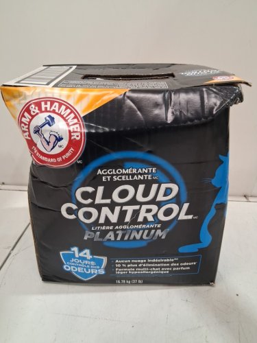ARM AND HAMMER PLATINUM CLUMP SEAL CLOUD CONTROL MULTI-CAT CAT LITTER - 37LBS image 2