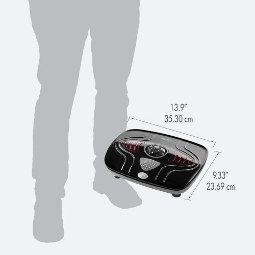 Homedics Heated Portable vibrating Foot Massager with Multi-Point Sensations and Toe-Touch Control - black (model: FMV-400HBK-2) image 2