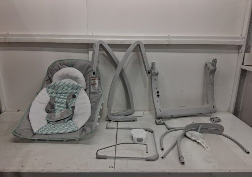 INGENUITY KEEP COZY 3-IN-1 GROW WITH ME VIBRATING BABY BOUNCER SEAT & ROCKER - 6-40LBS - WEAVER (MODEL: 8731) image 2