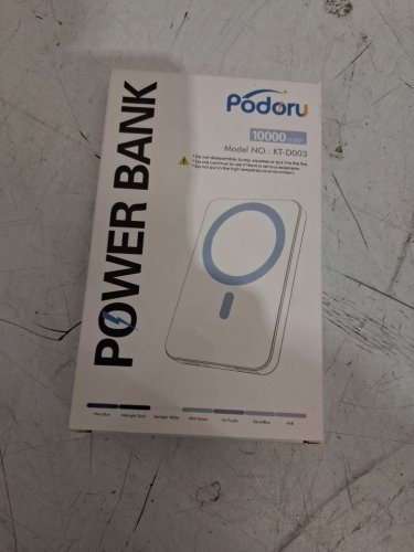 podoru MAGSAFE wireless power bank - 5W/7.5W/10W/15W - 10000mah - black (model: kt-d003) image 2