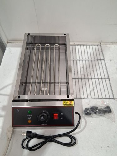 Garvee Indoor Electric Smokeless Grill for Family Dinners & Camping-122°F-572°F  - 1800W - silver (model:280) image 3