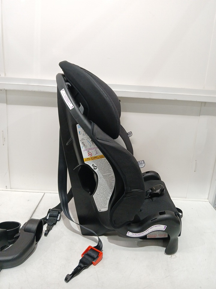 EVENFLO CHASE PLUS 2-IN-1 BOOSTER CAR SEAT FOR KIDS, 5-POINT HARNESS CONVERTS TO HIGH BACK BOOSTER - HURON/BLACK/GREY (MODEL: 30712344C) image 7