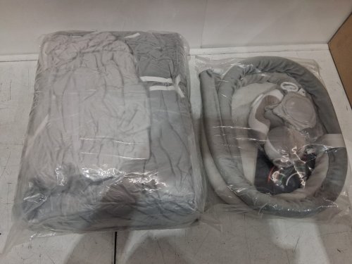 Lanabuna 5-in-1 Baby Play Gym and Tummy Time Mat with learning cards - grey - (model: mzbggr01) image 3