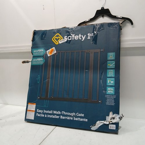 SAFTEY 1ST EASY INSTALL WALK THROUGH GATE- 29"-38" x 28"- BLACK (MODEL: GA105CBLK) image 3