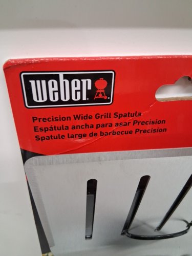 Weber Precision Wide Grill Spatula - 7" - silver/Black - (Model: 6770) image 3