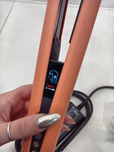 dyson airstrait wet to dry hair straightener - LIMITED EDITION APRICOT/ TOPAZ  (model: ht01) image 9