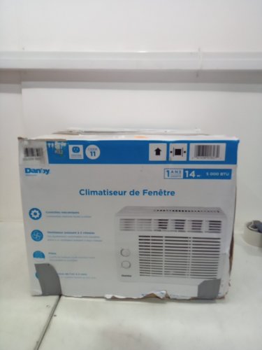DANBY easy to use WINDOW AIR CONDITIONER - for rooms up to 150sq ft - 5000 btu - white (model: DAC050MB1WDB) image 2
