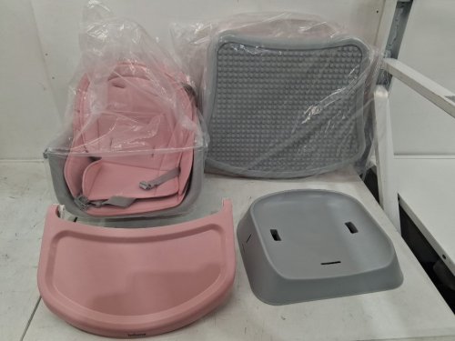 INFANS 8-IN-1 convertible GROWING HIGH CHAIR WITH TABLE - 38" full height - pink (model: ad10031pi) image 3
