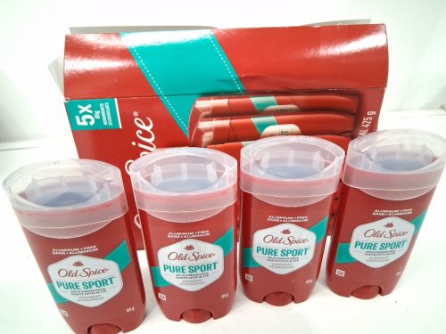 4PK OLD SPICE PURE SPORT HIGH ENDURANCE MENS DEODORANT - 85G EACH image 4