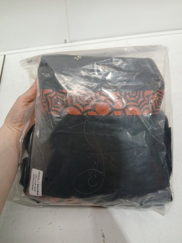 3PC WOMEN'S RUBIES WITCH COSTUME - SMALL - BLACK/ORANGE (STYLE: 700205) image 2