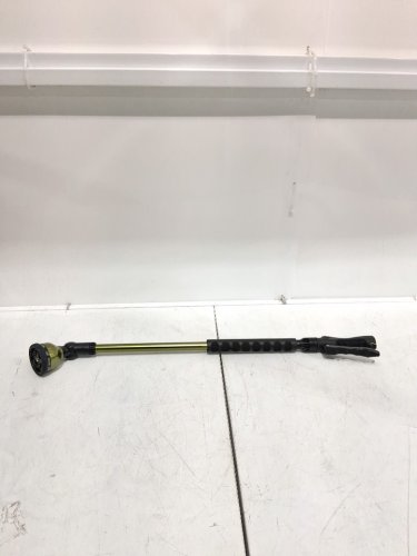 Metal Watering Wand with Flow Control head - 24"- metallic green image 3