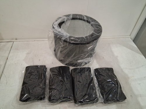 5pc  4000 Series Replacement H13 Filter with Carbon Pre Filter Sleeves FOR QUEEN DEFENDER 4000 - grey image 4